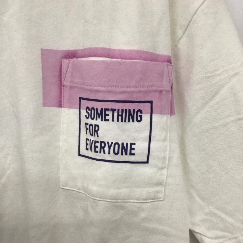 マウジー MOUSSY Tシャツ 半袖 010AAQ90-5710 クルーネック バックプリント FREE ロゴ、文字 白 / ホワイト /  レディース USED 古着 中古 10129136