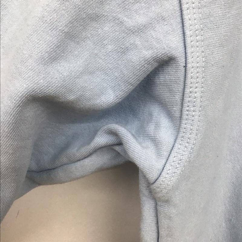 ステューシー STUSSY パーカー 長袖 長袖パーカー プルオーバーパーカー スウェット M ロゴ、文字 水色 / ライトブルー /  メンズ USED 古着 中古 10149284