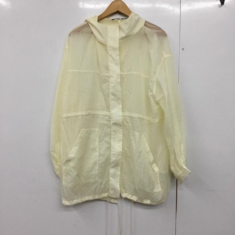 ダブルクローゼット w closet ジャケット、上着 ジャケット、ブレザー 343194 シアースノーパーカー ナイロンパーカー 無地 アイボリー / アイボリー /  レディース USED 古着 中古 10144700