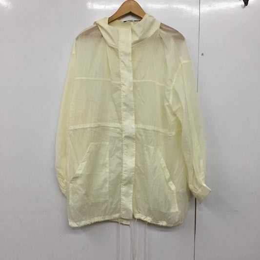 ダブルクローゼット w closet ジャケット、上着 ジャケット、ブレザー 343194 シアースノーパーカー ナイロンパーカー 無地 アイボリー / アイボリー /  レディース USED 古着 中古 10144700