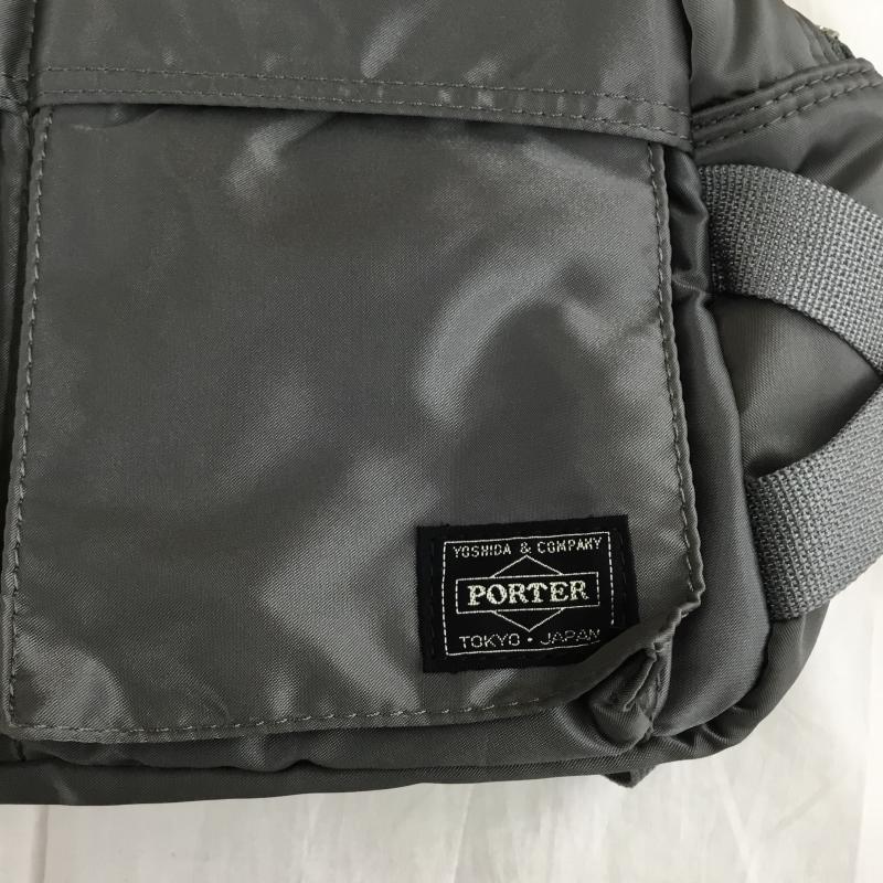 ポーター PORTER ウエストバッグ ウエストバッグ PORTER TANKER 2WAY WAIST BAG 無地 灰 / グレー /  メンズ USED 古着 中古 10141203