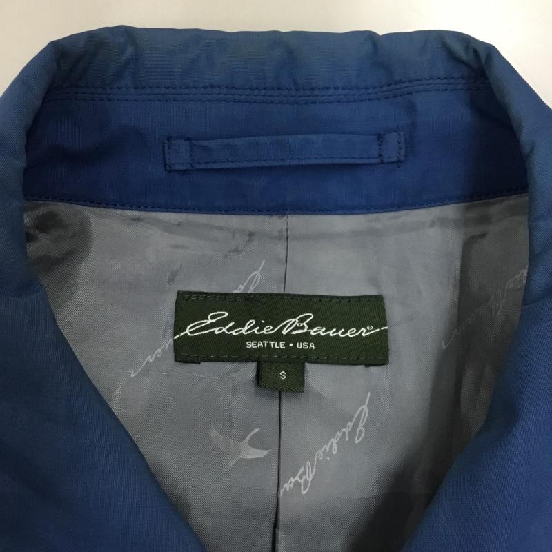 エディーバウアー Eddie Bauer ジャケット、上着 ジャケット、ブレザー ロングジャケット カラージャケット アウター S 無地 青 / ブルー /  メンズ USED 古着 中古 10118633