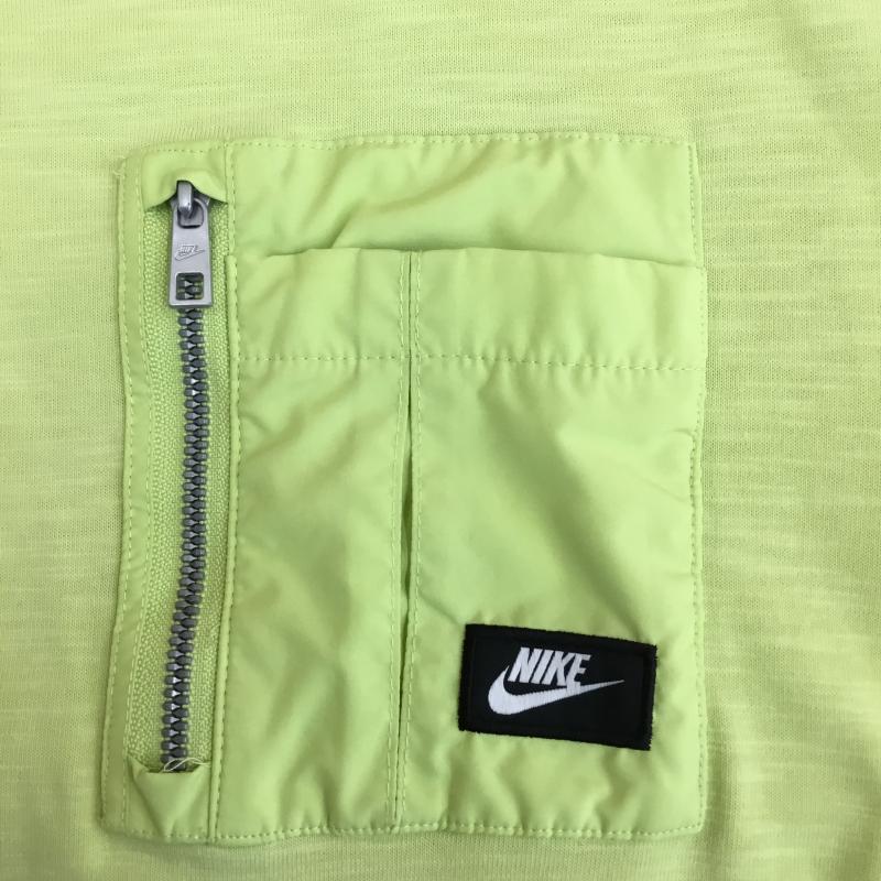 ナイキ NIKE カットソー 半袖 DD1120-352 NIKE ポケット スラブ Tシャツ L 無地 黄緑 / イエローグリーン /  メンズ USED 古着 中古 10148472