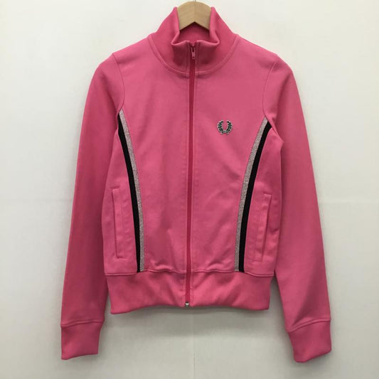 フレッドペリー FRED PERRY ジャケット、上着 ジャケット、ブレザー トラックジャケット 38 ロゴ、文字 桃 / ピンク /  レディース USED 古着 中古 10142556