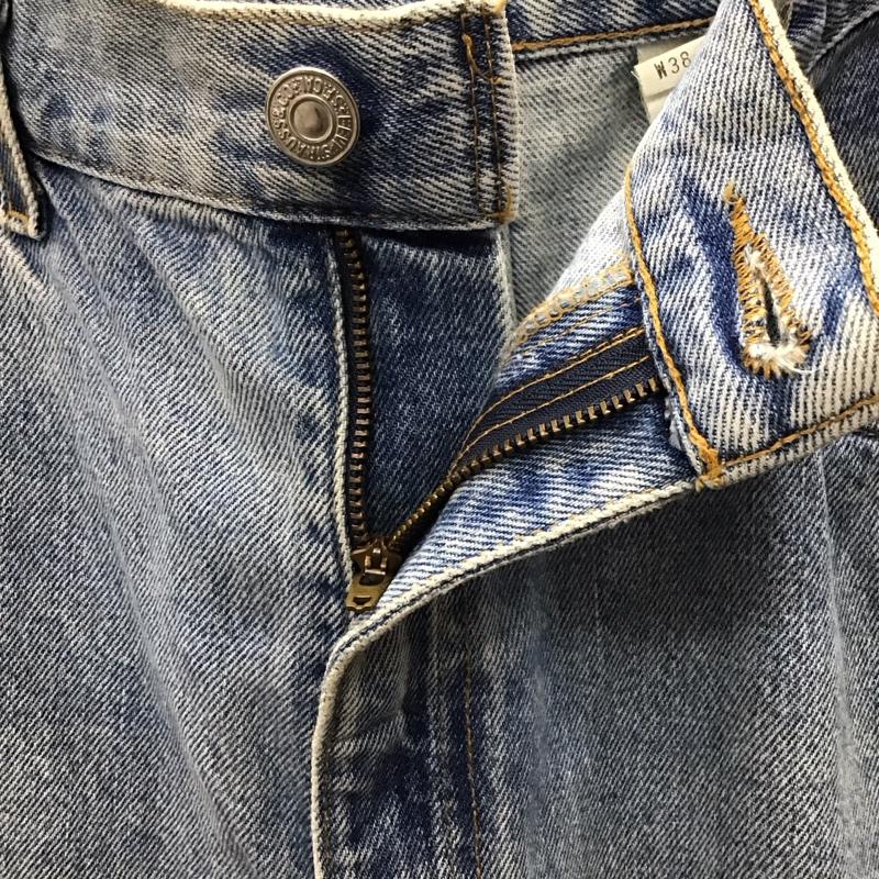 リーバイストラウスアンドコー Levi Strauss & co. パンツ デニム、ジーンズ デニムパンツ ストレートパンツ ワイドパンツ カジュアルパンツ 38 無地 インディゴ / インディゴ /  メンズ USED 古着 中古 10116185