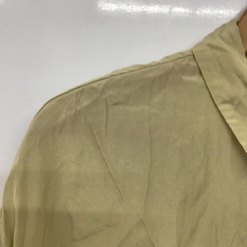 サマンサモスモスブルー Samansa Mos2 blue シャツ、ブラウス 半袖 FREE 無地 ベージュ / ベージュ /  レディース USED 古着 中古 10144001