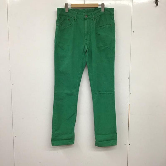 ポロラルフローレン POLO RALPH LAUREN パンツ デニム、ジーンズ デニムパンツ ワイドパンツ カジュアルパンツ 32インチ 無地 緑 / グリーン /  メンズ USED 古着 中古 10136634