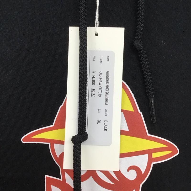 ラディアル RADIALL パーカー 長袖 rad-24aw-cut019 NACHOSLOCOSHOODIESWEATSHIRTLS XL プリント 黒 / ブラック /  メンズ USED 古着 中古 10148152