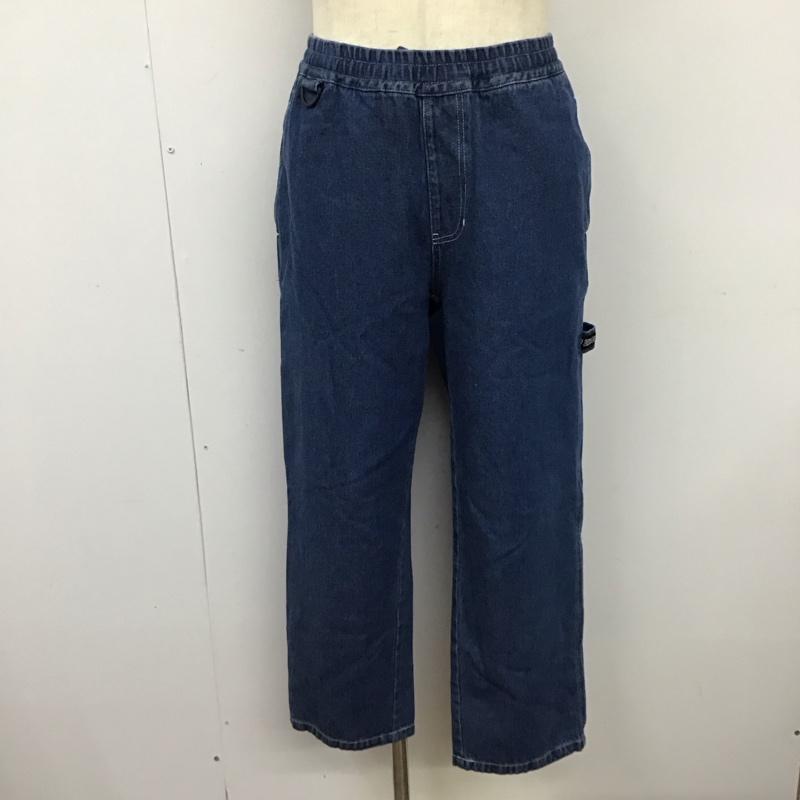 サンタクルーズ SANTA CRUZ パンツ デニム、ジーンズ 502213532 ボトム デニムパンツ ワイドパンツ カジュアルパンツ L ロゴ、文字 インディゴ / インディゴ /  メンズ USED 古着 中古 10119463