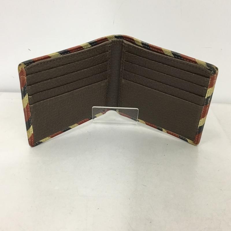 グッチ GUCCI 財布 二つ折り クーリエ GG 総柄 マルチカラー / マルチカラー /  メンズ USED 古着 中古 10146051