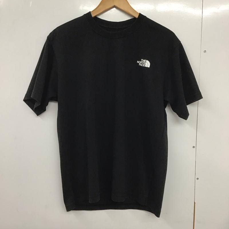 ザノースフェイス THE NORTH FACE Tシャツ 半袖 nt32108 バンダナスクエアロゴ プリントTシャツ L ロゴ、文字 黒 / ブラック /  メンズ USED 古着 中古 10132305