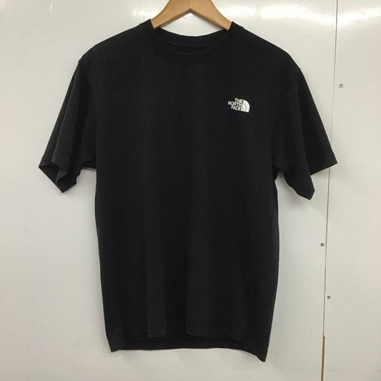 ザノースフェイス THE NORTH FACE Tシャツ 半袖 nt32108 バンダナスクエアロゴ プリントTシャツ L ロゴ、文字 黒 / ブラック /  メンズ USED 古着 中古 10132305