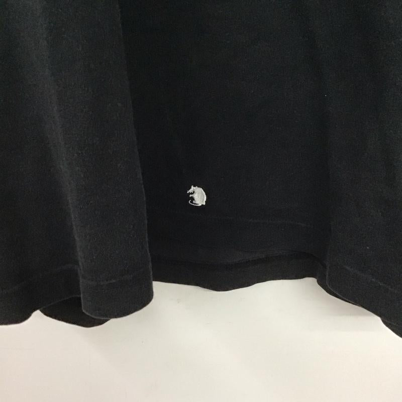 ラッツ RATS Tシャツ 半袖 半袖カットソー プリントTシャツ クルーネックカットソー XL ロゴ、文字 黒 / ブラック /  メンズ USED 古着 中古 10137031