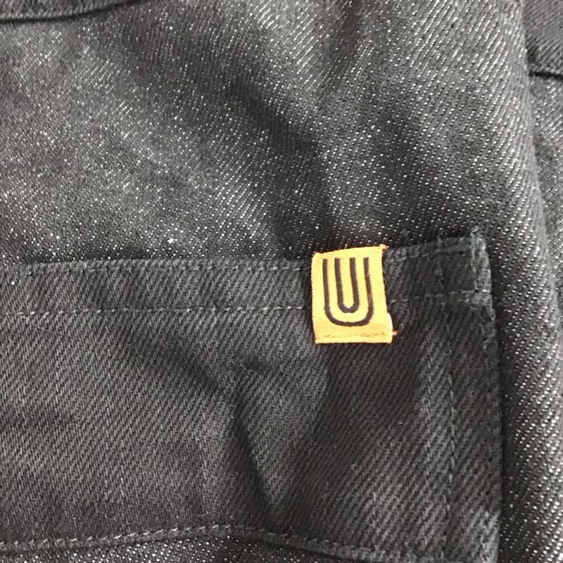 ユニバーサルオーバーオール UNIVERSAL OVERALL ジャケット、上着 ジャケット、ブレザー デニムジャケット Gジャン アウター カジュアルジャケット M ロゴ、文字 黒 / ブラック /  メンズ USED 古着 中古 10140947