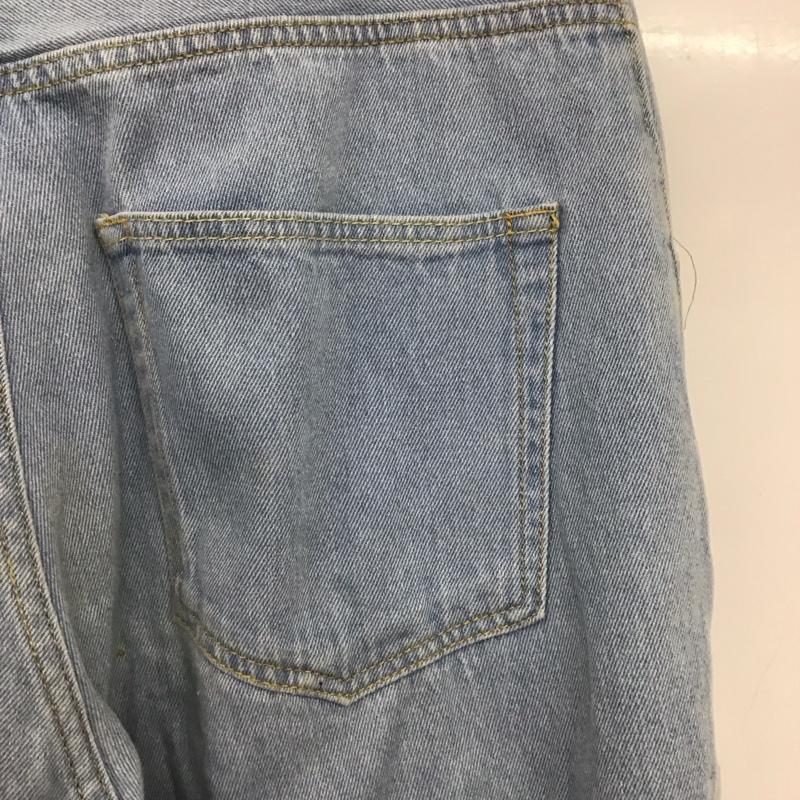 ビームス BEAMS パンツ デニム、ジーンズ デニムパンツ ワイドパンツ カジュアルパンツ S 無地 インディゴ / インディゴ /  メンズ USED 古着 中古 10132097