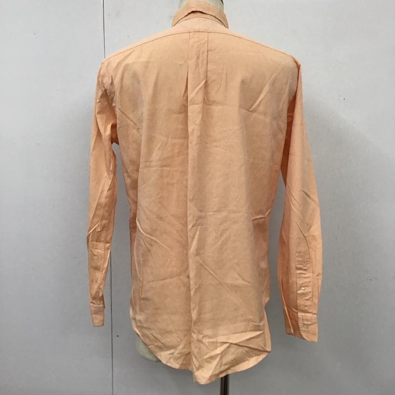 ラルフローレン RALPHLAUREN シャツ、ブラウス 長袖 ボタンダウン CLASSIC FIT ワンポイント 橙 / オレンジ /  メンズ USED 古着 中古 10114552