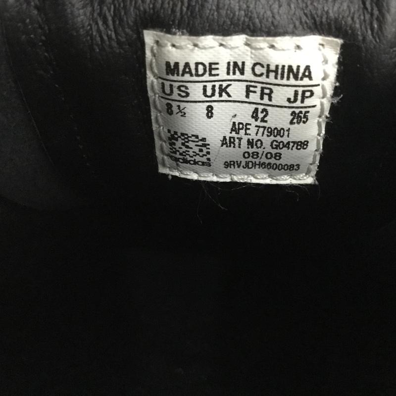 アディダス adidas スニーカー スニーカー G04788 TITAN 26.5cm 26.5cm ロゴ、文字 黒 / ブラック /  メンズ USED 古着 中古 10140927