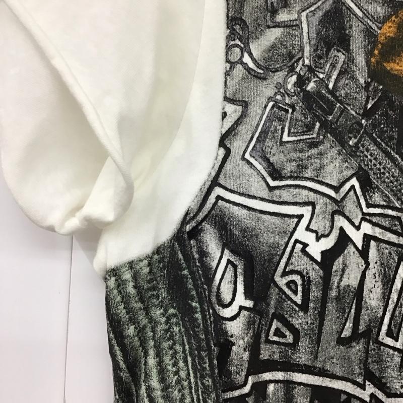 ジョンガリアーノ JOHN GALLIANO Tシャツ 半袖 プリント 白 / ホワイト /  メンズ USED 古着 中古 10132018