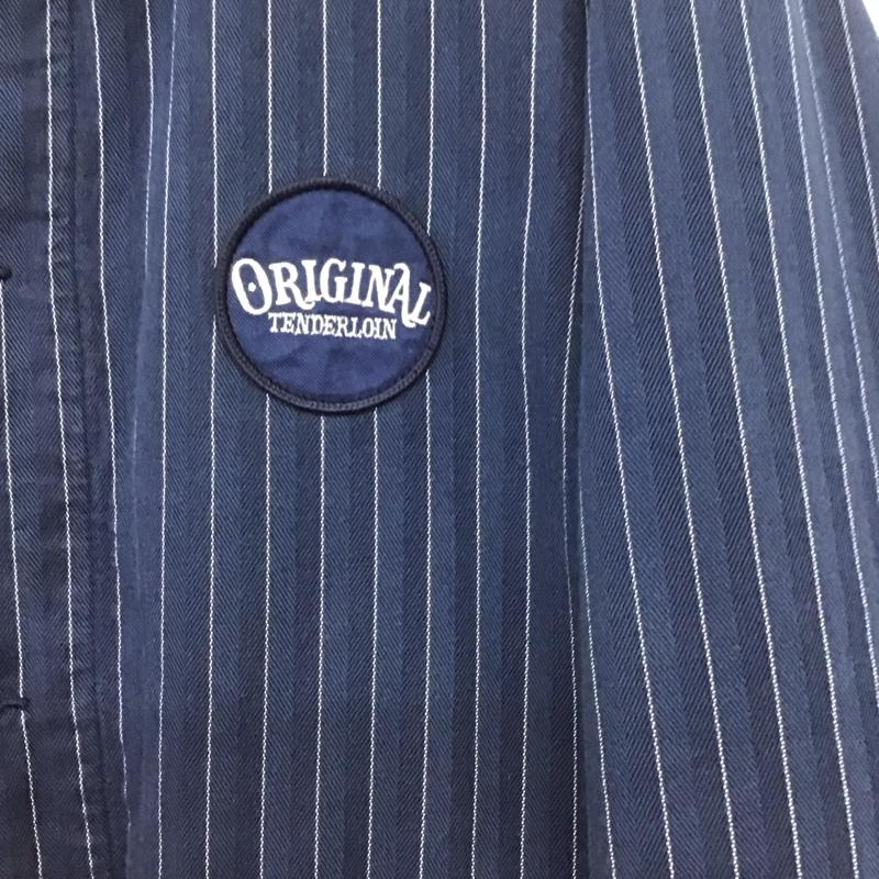 テンダーロイン TENDERLOIN コート コート一般 M ロゴ、文字 紺 / ネイビー /  メンズ USED 古着 中古 10141123