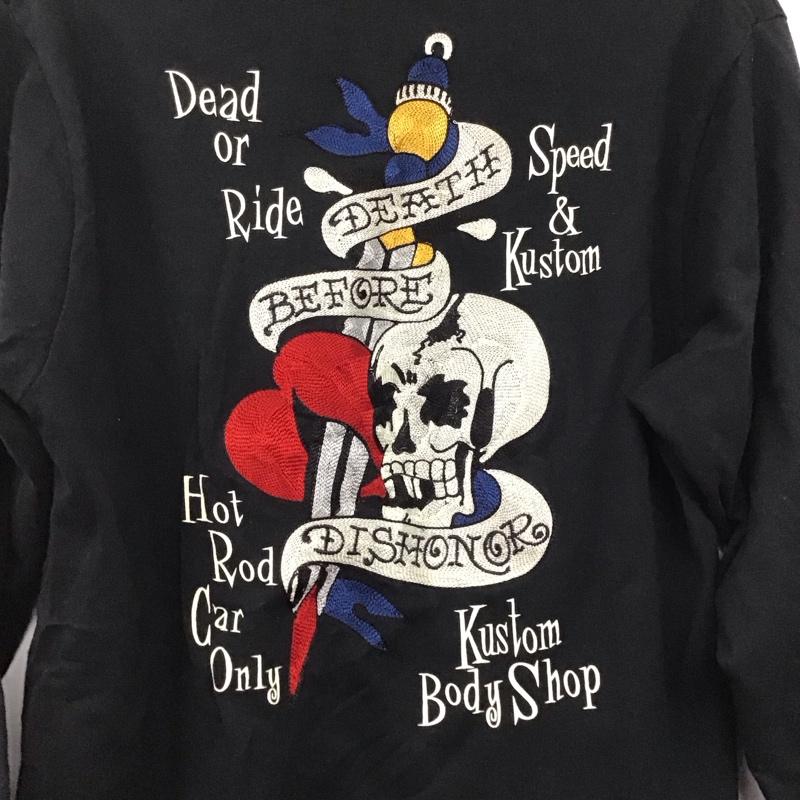古着 USED カットソー 長袖 長袖カットソー プリントカットソー クルーネック M プリント 黒 / ブラック /  メンズ USED 古着 中古 10145655