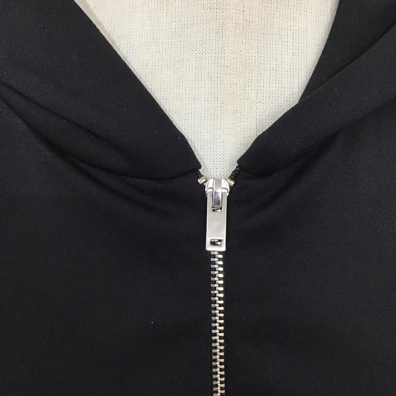 ザラ ZARA パーカー 長袖 長袖パーカー フード付きパーカートレーナー ジップアップパーカー S 無地 黒 / ブラック /  レディース USED 古着 中古 10124136