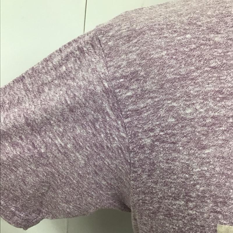 エフシーレアルブリストル F.C.Real Bristol Tシャツ 半袖 fcrb-134008 半袖カットソー プリントTシャツ クルーネックカットソー L ロゴ、文字 紫 / パープル /  メンズ USED 古着 中古 10107251