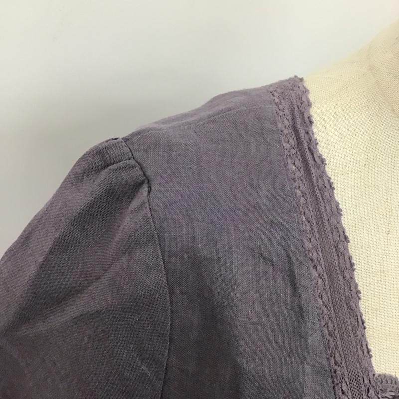 サマンサモスモス Samansa Mos2 ワンピース ロングスカート 70-1100270 半袖 M 無地 紺 / ネイビー /  レディース USED 古着 中古 10112635