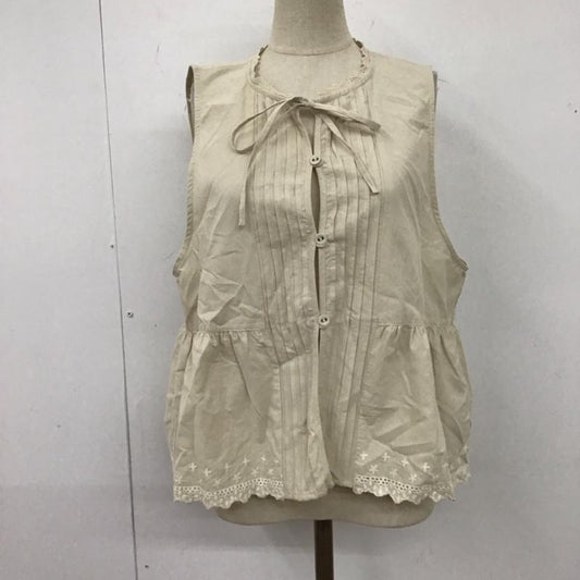 サマンサモスモス Samansa Mos2 カットソー 半袖 ノースリーブカットソー FREE 無地 ベージュ / ベージュ /  レディース USED 古着 中古 10123159