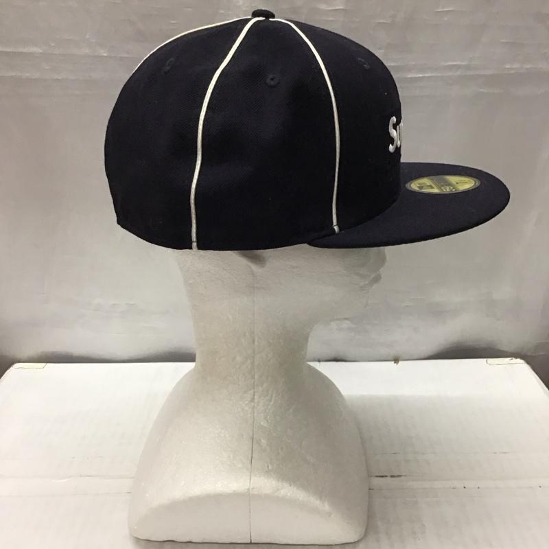 シュプリーム Supreme 帽子 キャップ 15627NEW-JAPAN NEW ERA ボックス ロゴ パイピング 17SS ロゴ、文字 紺 / ネイビー /  メンズ USED 古着 中古 10120222