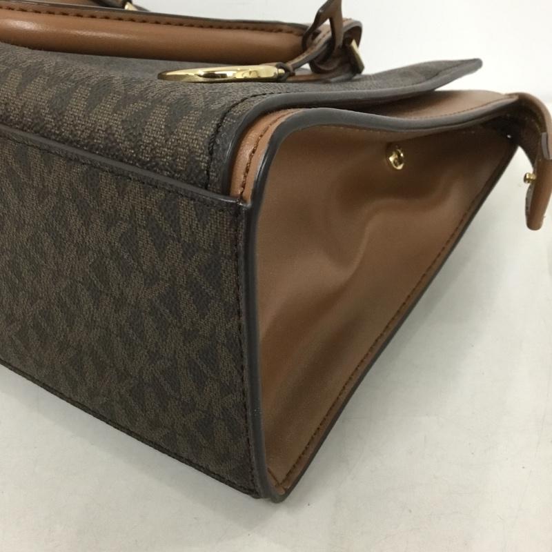 マイケルコース MICHAEL KORS ハンドバッグ ハンドバッグ 35T0GWXM8B 2WAY ショルダーバッグ ロゴ、文字 茶 / ブラウン / X ダークブラウン / ダークブラウン /  レディース USED 古着 中古 10144930