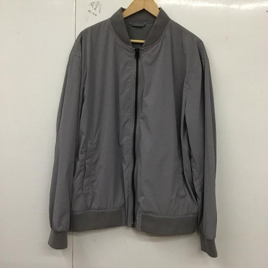 ザラ ZARA ジャケット、上着 ジャケット、ブレザー ジップアップジャケット ナイロンジャケット アウター XL 無地 灰 / グレー /  メンズ USED 古着 中古 10130076
