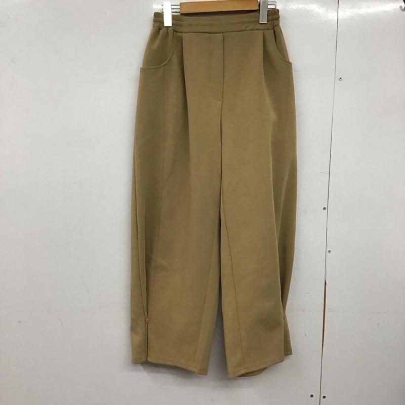 オルン OLUN パンツ スラックス 138254-119-003 S 無地 ベージュ / ベージュ /  レディース USED 古着 中古 10150507