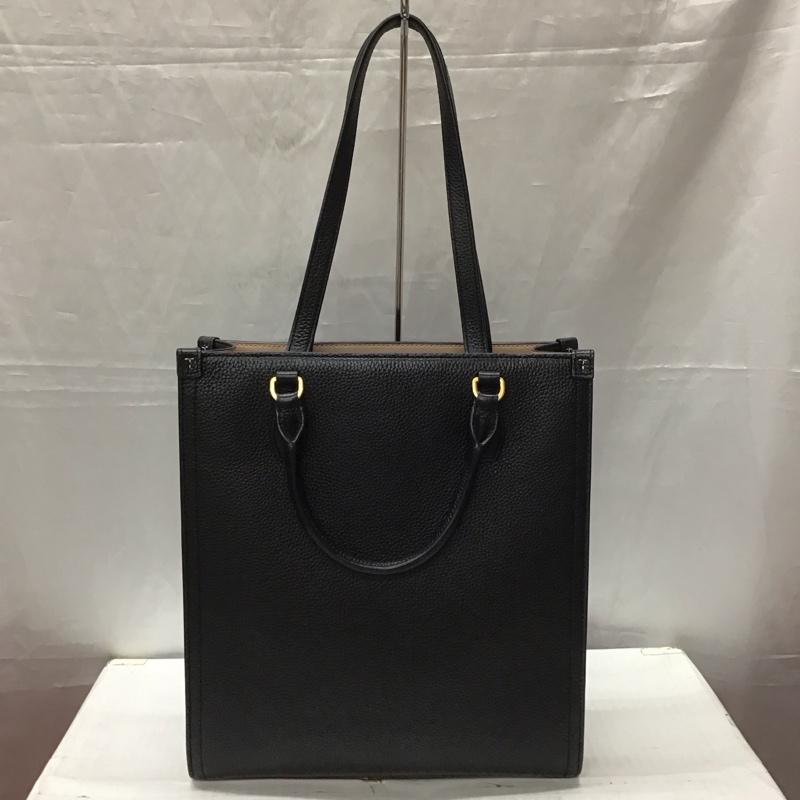 トリーバーチ TORY BURCH トートバッグ トートバッグ 10010539 ハンドバッグ ワンポイント 黒 / ブラック /  レディース USED 古着 中古 10113359