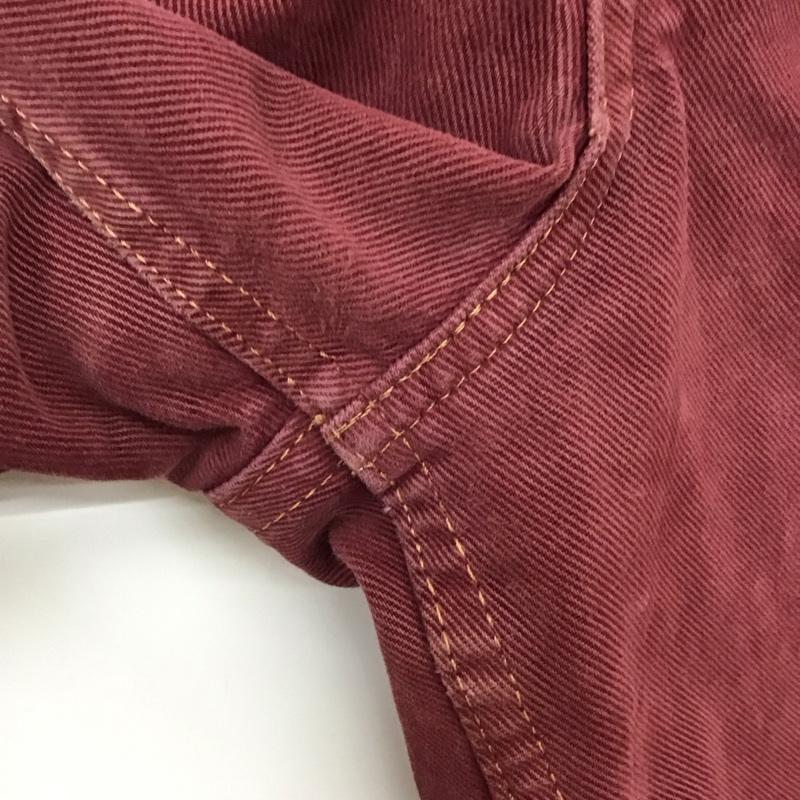 リーバイス Levi s パンツ デニム、ジーンズ silver tab baggy 90年代 後染め W29 L34 29インチ 無地 えんじ / ワインレッド /  メンズ USED 古着 中古 10112660
