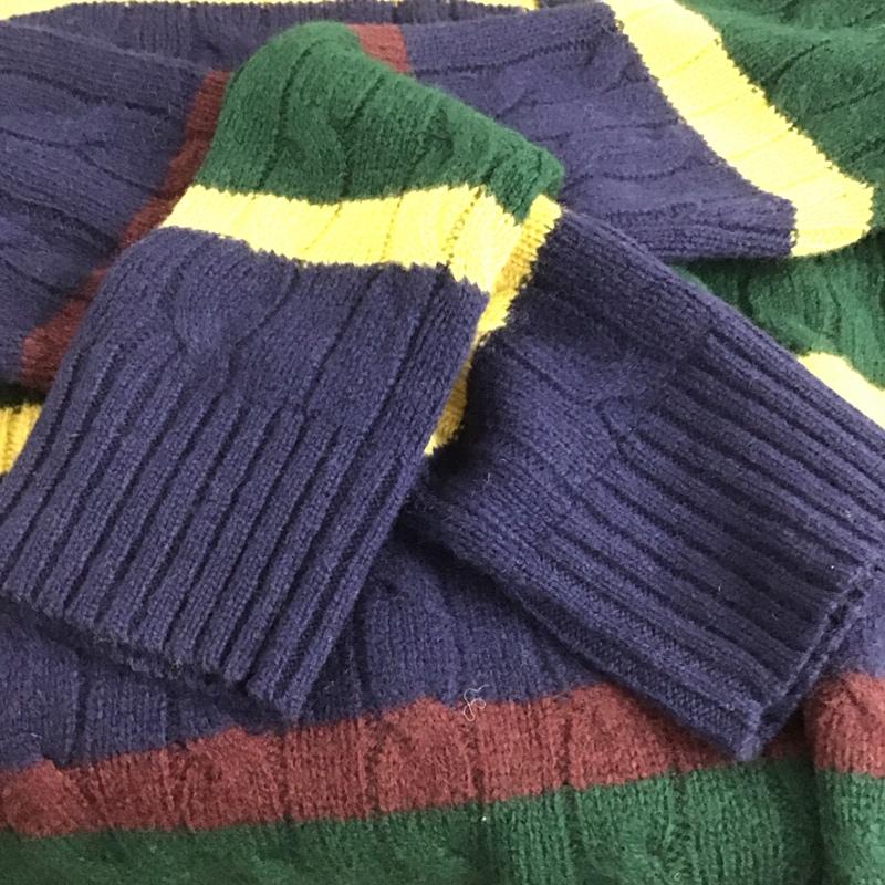 ポロラルフローレン POLO RALPH LAUREN ニット、セーター 長袖 S 無地 マルチカラー / マルチカラー /  レディース USED 古着 中古 10142897
