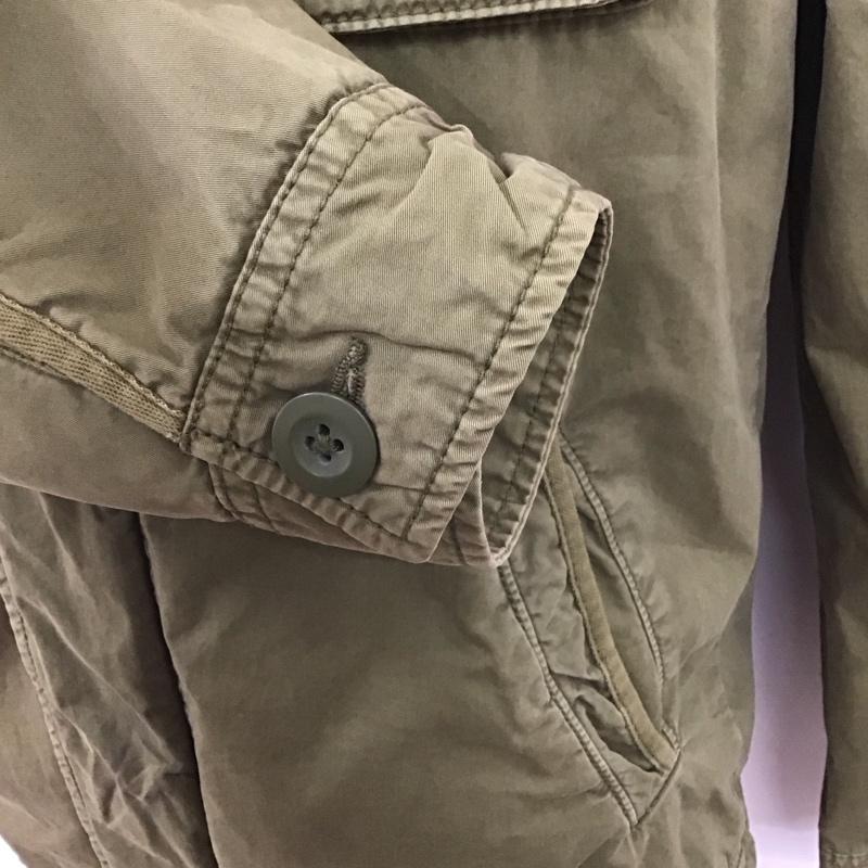 アメリカンイーグル AMERICANEAGLE ジャケット、上着 ジャンパー、ブルゾン ジップアップジャケット ジャンパー ジャケット ミリタリージャケット アウター S 無地 カーキ / カーキ /  メンズ USED 古着 中古 10123872