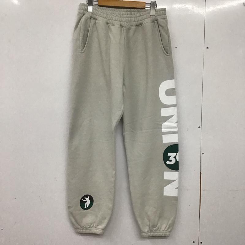 ユニオン UNION パンツ ワークパンツ、ペインターパンツ スウェットパンツ ワイドパンツ カジュアルパンツ M ロゴ、文字 灰 / グレー /  メンズ USED 古着 中古 10138082