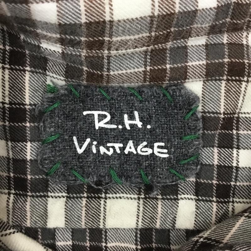 ロンハーマン Ron Herman シャツ、ブラウス 長袖 長袖シャツ カラーシャツ ポケットシャツ 長袖カットソー チェックシャツ S チェック 茶 / ブラウン /  メンズ USED 古着 中古 10117547