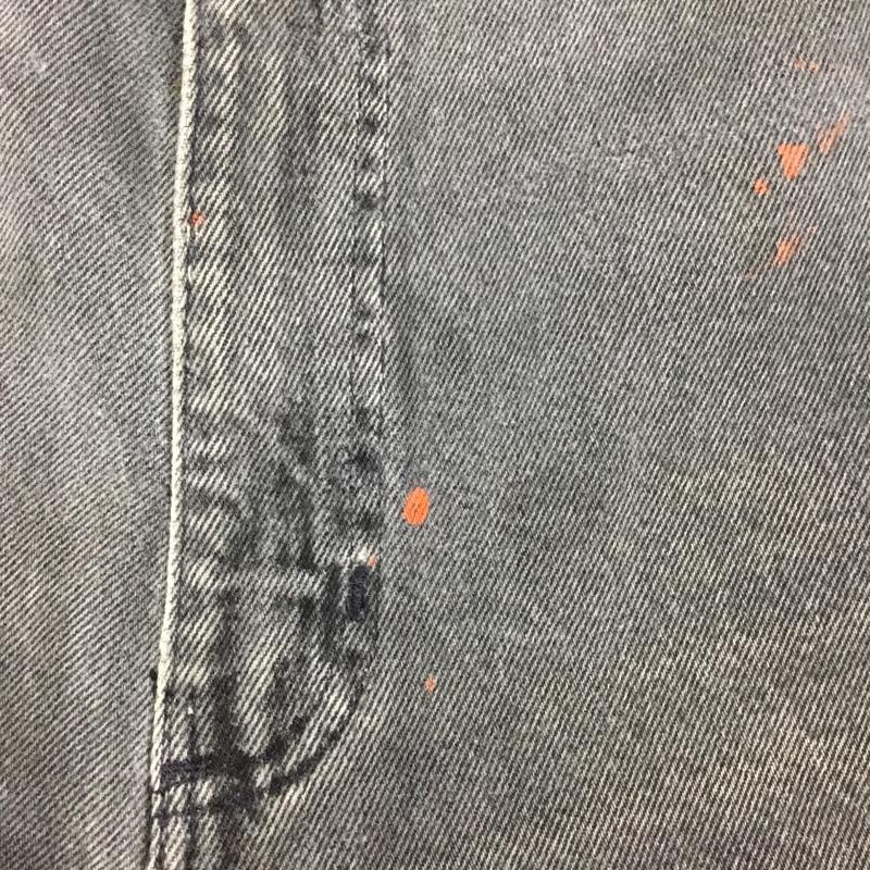 カーハート Carhartt パンツ デニム、ジーンズ デニムパンツ ストレートパンツ ワイドパンツ カジュアルパンツ 無地 黒 / ブラック /  メンズ USED 古着 中古 10122286