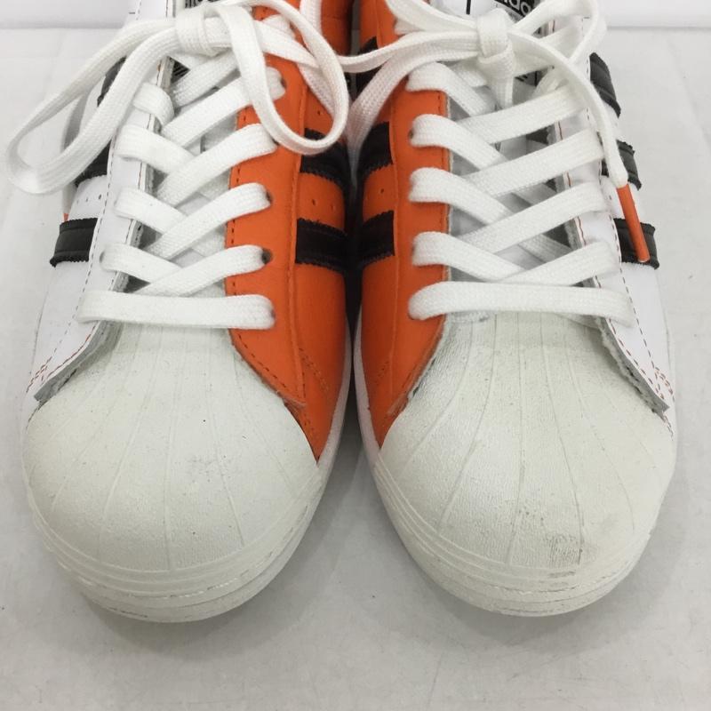 アディダス adidas スニーカー スニーカー FW6363 SIZE? Superstar 27.5cm 27.5cm ロゴ、文字 白 / ホワイト / X 黒 / ブラック / X 橙 / オレンジ /  メンズ USED 古着 中古 10139953