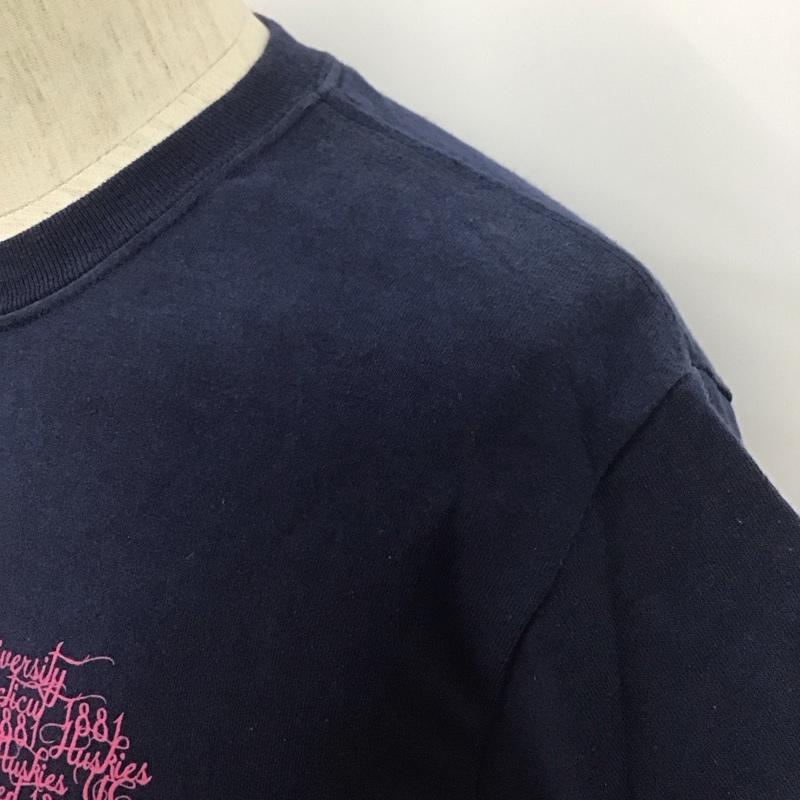 古着 USED Tシャツ 半袖 半袖 S プリント 紺 / ネイビー /  メンズ USED 古着 中古 10107216