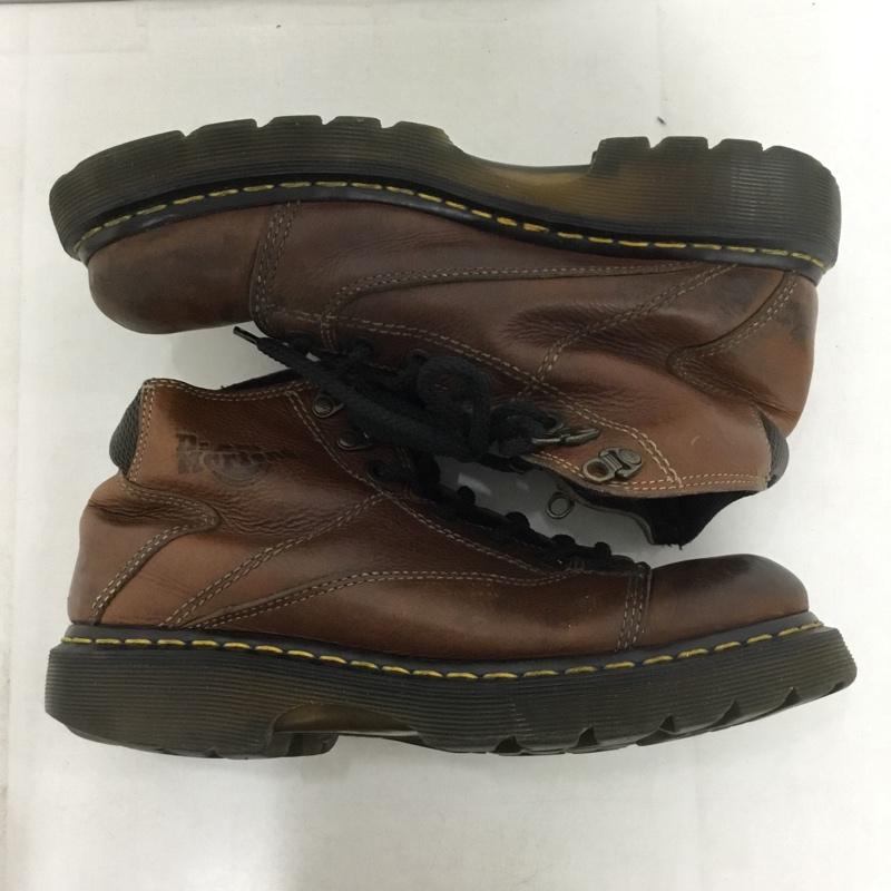 ドクターマーチン Dr.Martens ブーツ ショートブーツ 8A07 レースアップブーツ UK8 US：9 ロゴ、文字 茶 / ブラウン /  メンズ USED 古着 中古 10145609