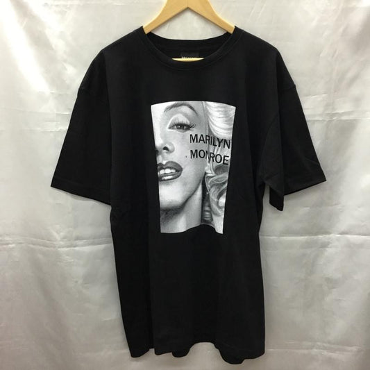 古着 USED Tシャツ 半袖 半袖カットソー プリントTシャツ クルーネックカットソー バンドTシャツ XL プリント 黒 / ブラック /  メンズ USED 古着 中古 10106898