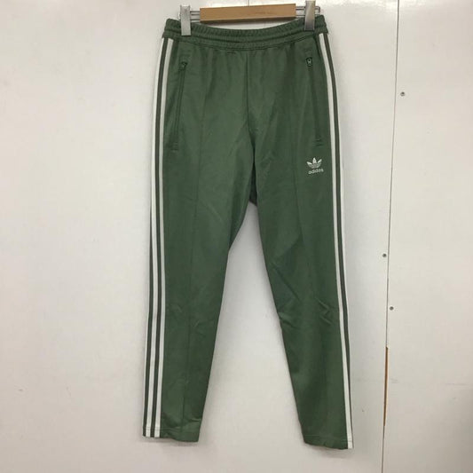 アディダス adidas パンツ ワークパンツ、ペインターパンツ dh5818 ベッケンバウアートラックパンツ スポーツウェア ジャージ S ロゴ、文字 カーキ / カーキ /  メンズ USED 古着 中古 10132326