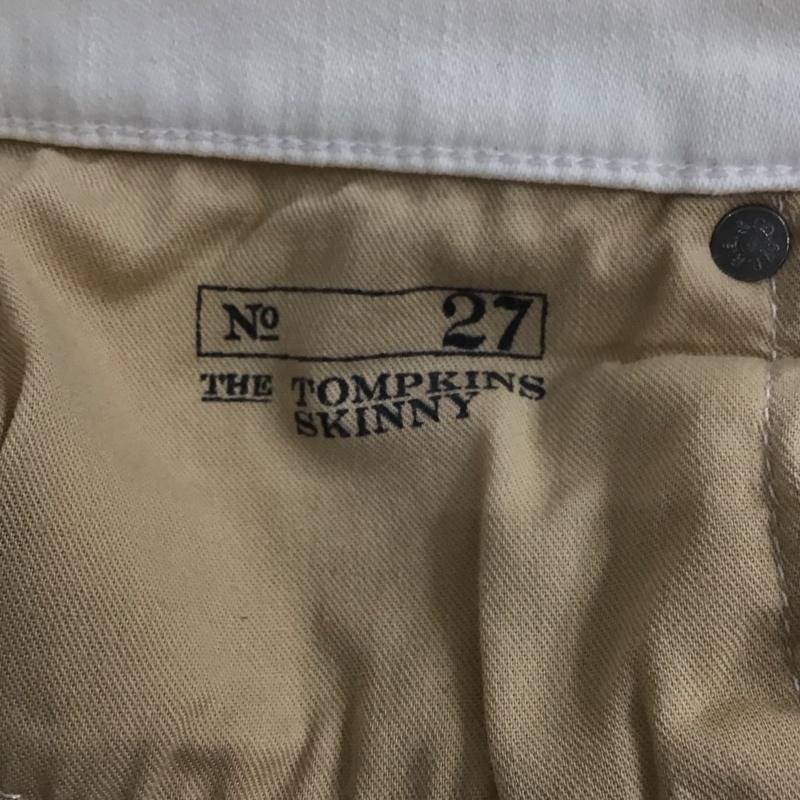 ポロラルフローレン POLO RALPH LAUREN パンツ デニム、ジーンズ デニムパンツ スリムパンツ ストレッチパンツ ジーンズ 27インチ 無地 白 / ホワイト /  レディース USED 古着 中古 10107363
