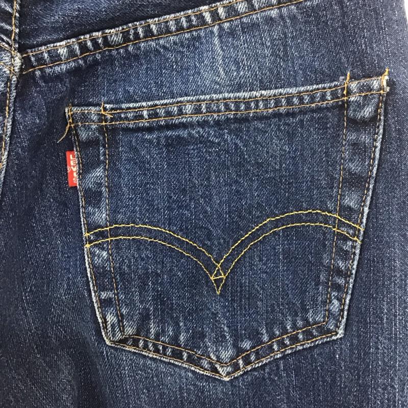 リーバイストラウスアンドコー Levi Strauss & co. パンツ デニム、ジーンズ デニムパンツ ストレートパンツ スリムパンツ カジュアルパンツ 31インチ 無地 インディゴ / インディゴ /  メンズ USED 古着 中古 10107762