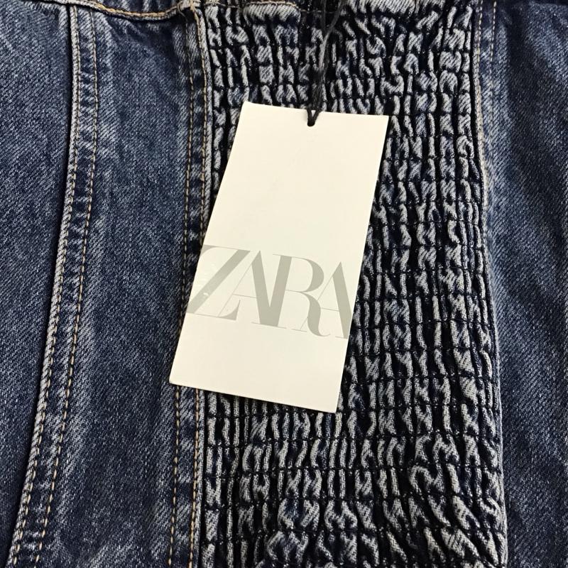 ザラ ZARA キャミソール キャミソール 3607/210/407 デニム XS 無地 青 / ブルー /  レディース USED 古着 中古 10149093
