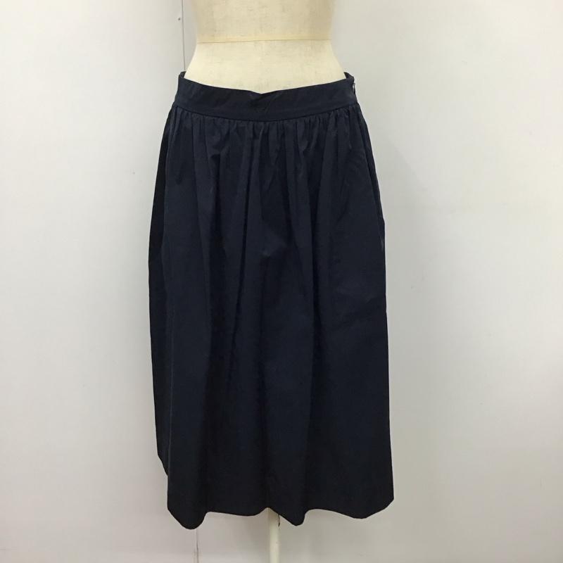 ザラウーマン ZARA WOMAN スカート ロングスカート 4886 241 401 M 無地 紺 / ネイビー /  レディース USED 古着 中古 10114649