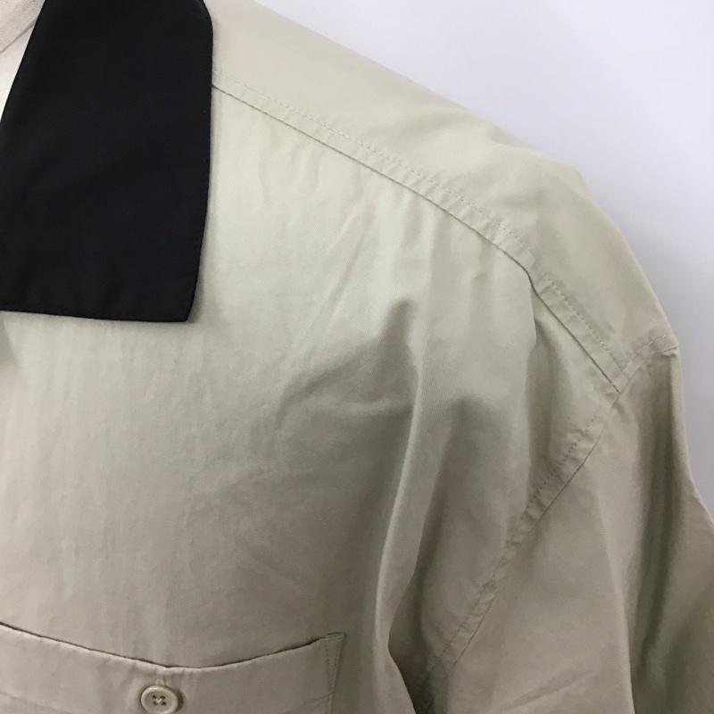 サンタクルーズ SANTA CRUZ シャツ、ブラウス 半袖 502211161 ワークシャツ 半袖シャツ カジュアルシャツ L ロゴ、文字 ベージュ / ベージュ /  メンズ USED 古着 中古 10112972