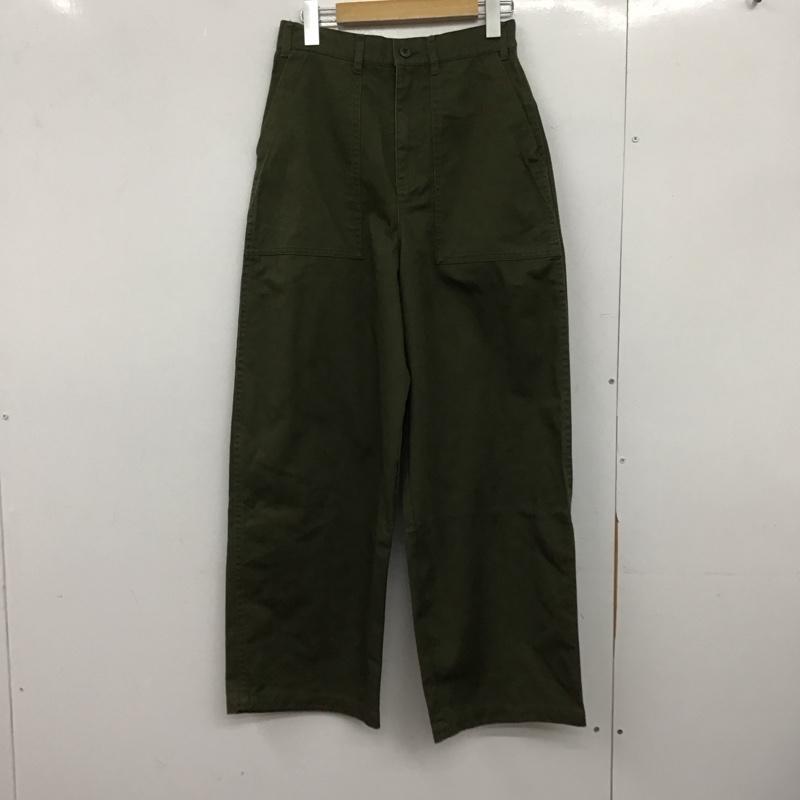 レプシィム LEPSIM パンツ ワークパンツ、ペインターパンツ ワイドパンツ カジュアルパンツ ワークパンツ FREE 無地 カーキ / カーキ /  レディース USED 古着 中古 10147202